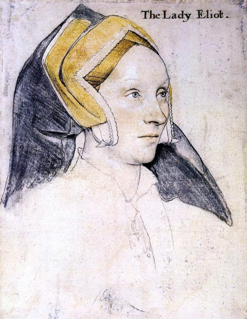 The Younger Hans Holbein Lady Elyot - Hand Painted Oil Painting