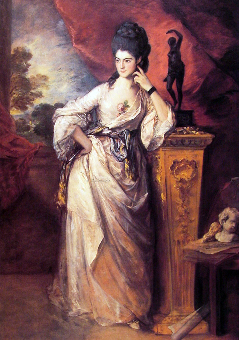 Thomas Gainsborough Lady Ligonier - Hand Painted Oil Painting