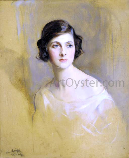 Philip Alexius De Laszlo Lady Rachel Cavendish, Later Viscountess Stuart of Findhorn - Hand Painted Oil Painting