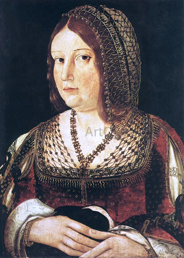 Juan De Borgona Lady with a Hare - Hand Painted Oil Painting