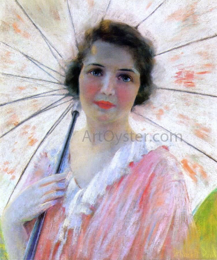 Robert Lewis Reid Lady with a Parasol - Hand Painted Oil Painting