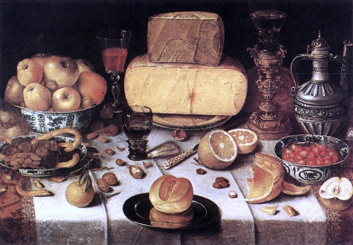 Nicolaes Gillis Laid Table - Hand Painted Oil Painting