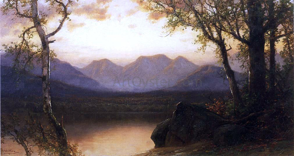 James David Smillie Lake in the Mountains - Hand Painted Oil Painting