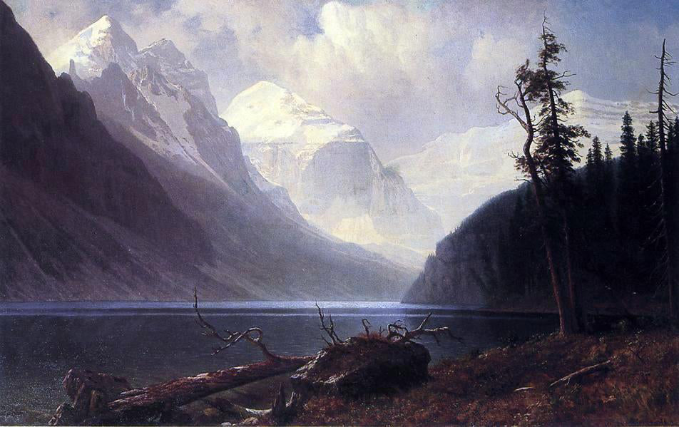 Albert Bierstadt Lake Louise - Hand Painted Oil Painting