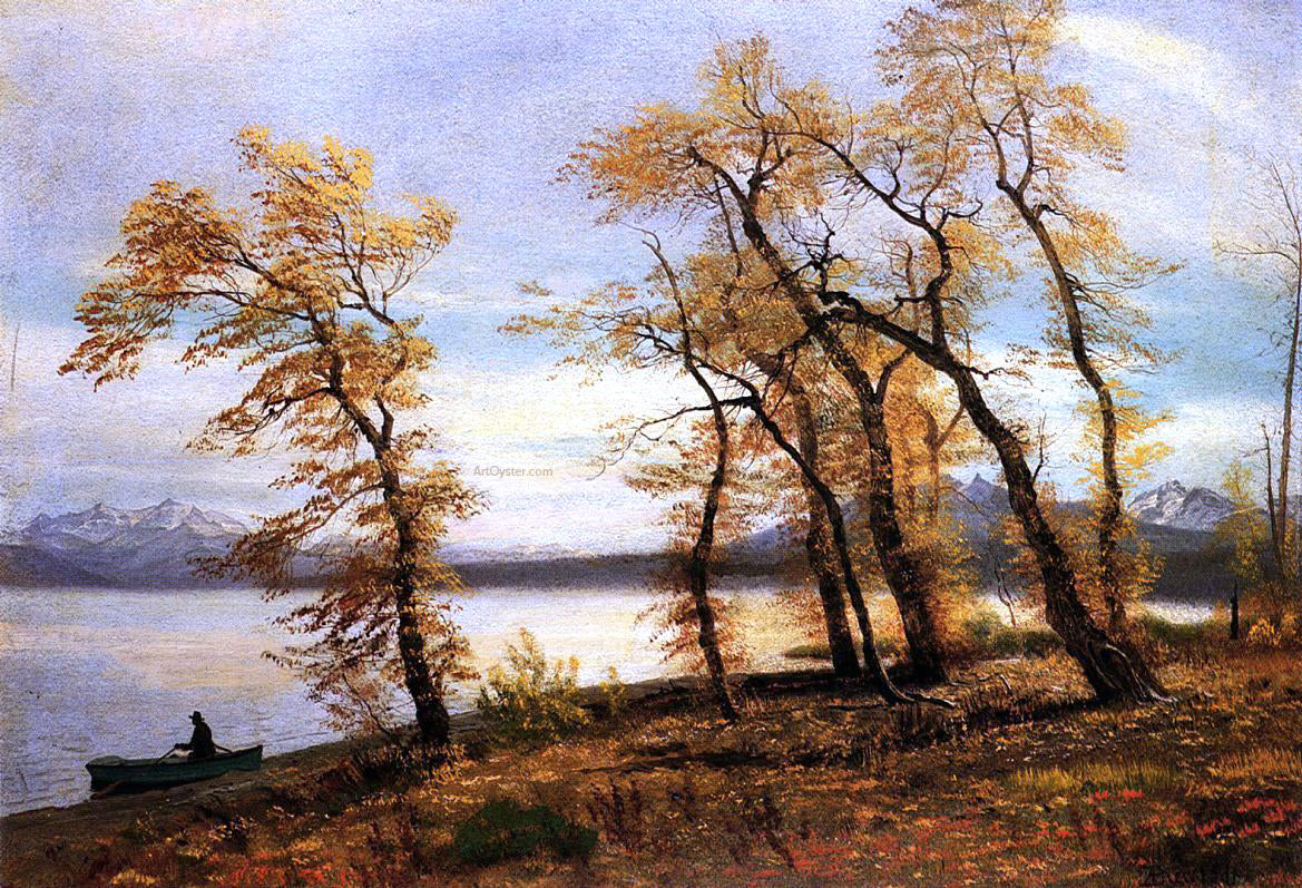 Albert Bierstadt Lake Mary, California - Hand Painted Oil Painting