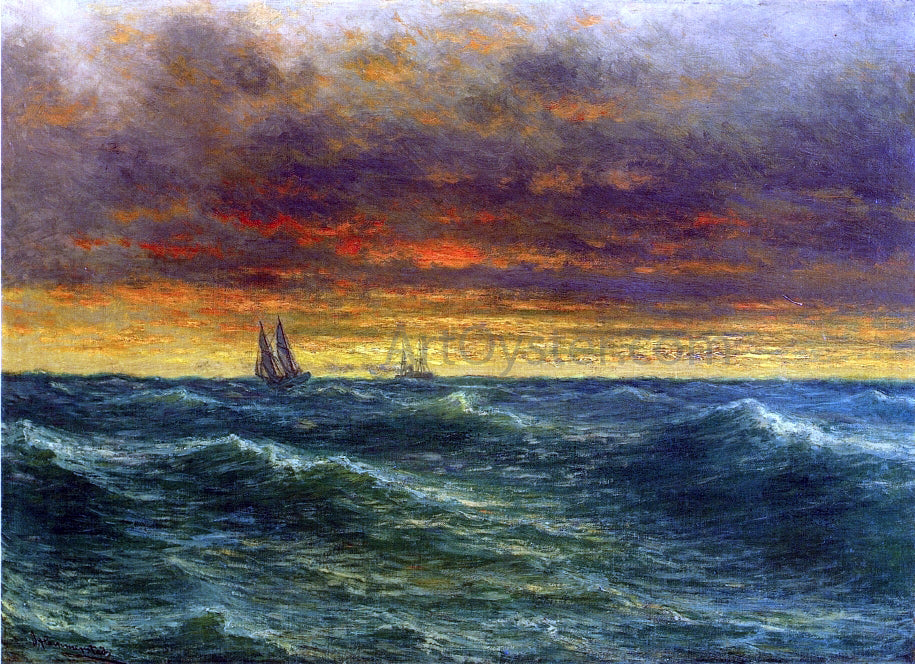 John Olson Hammerstad Lake Michigan - Hand Painted Oil Painting