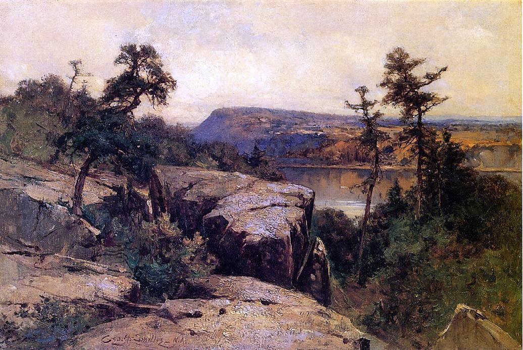 George Henry Smillie Lake Mohonk - Hand Painted Oil Painting