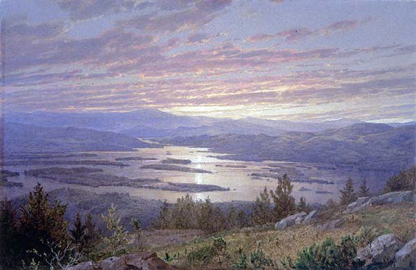 William Trost Richards Lake Squam from Red Hill - Hand Painted Oil Painting