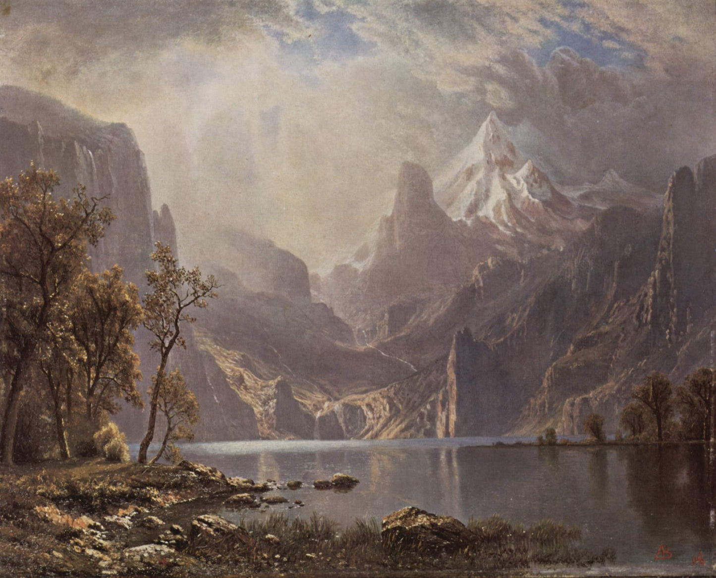 Albert Bierstadt Lake Tahoe - Hand Painted Oil Painting