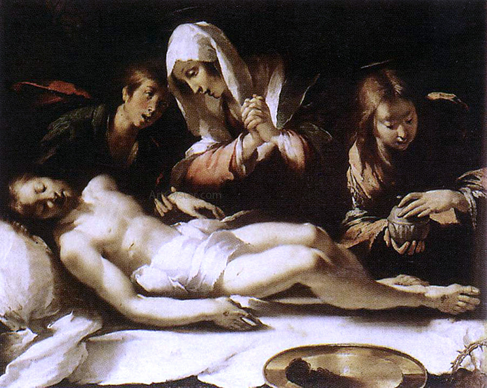 Bernardo Strozzi Lamentation over the Dead Christ - Hand Painted Oil Painting