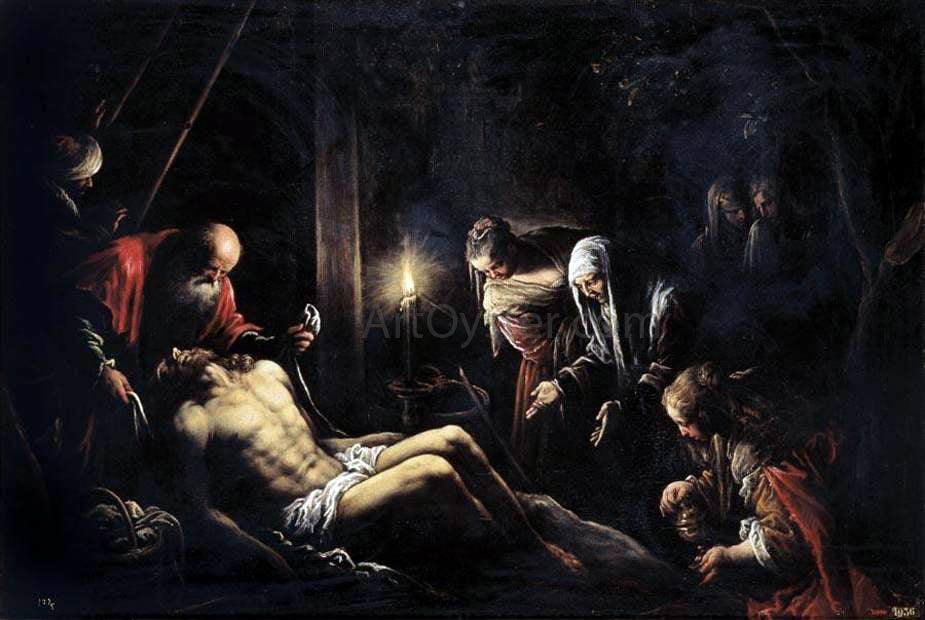 Francesco Bassano Lamentation over the Dead Christ - Hand Painted Oil Painting