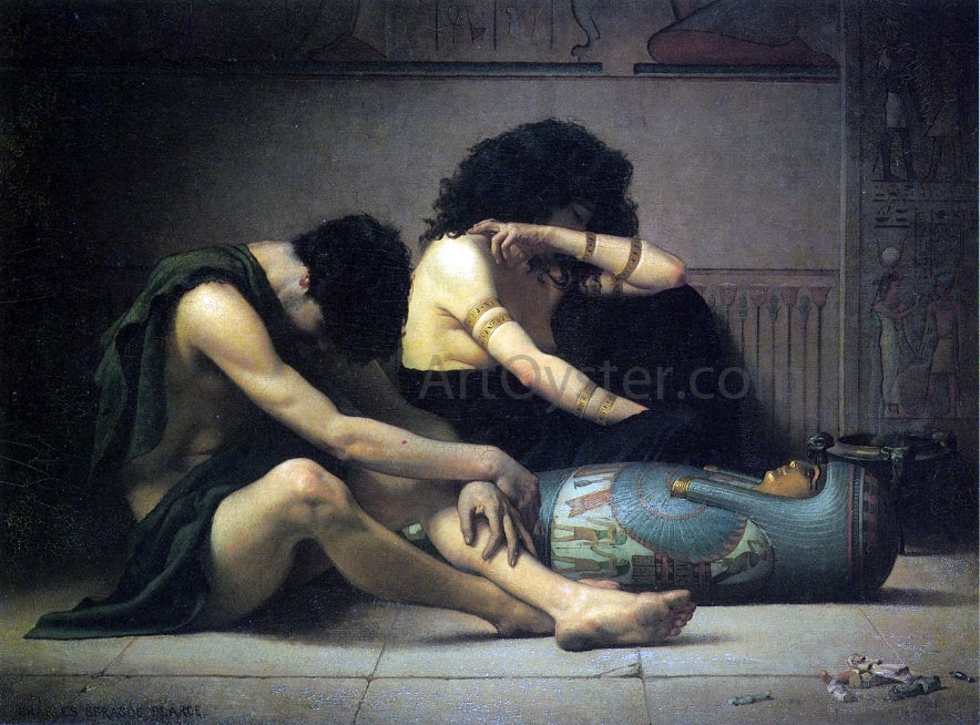  Charles Sprague Pearce Lamentation Over the Death of the First-Born of Egypt - Hand Painted Oil Painting