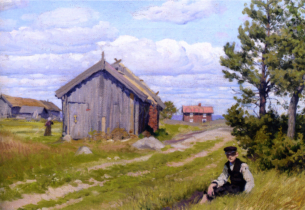 Paul-Gustave Fischer Landidyl - Hand Painted Oil Painting