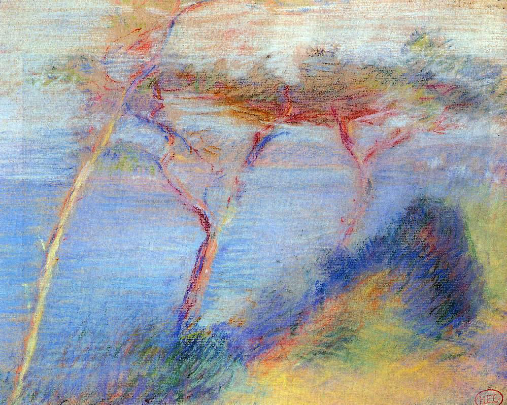 Henri Edmond Cross Landscape - Hand Painted Oil Painting