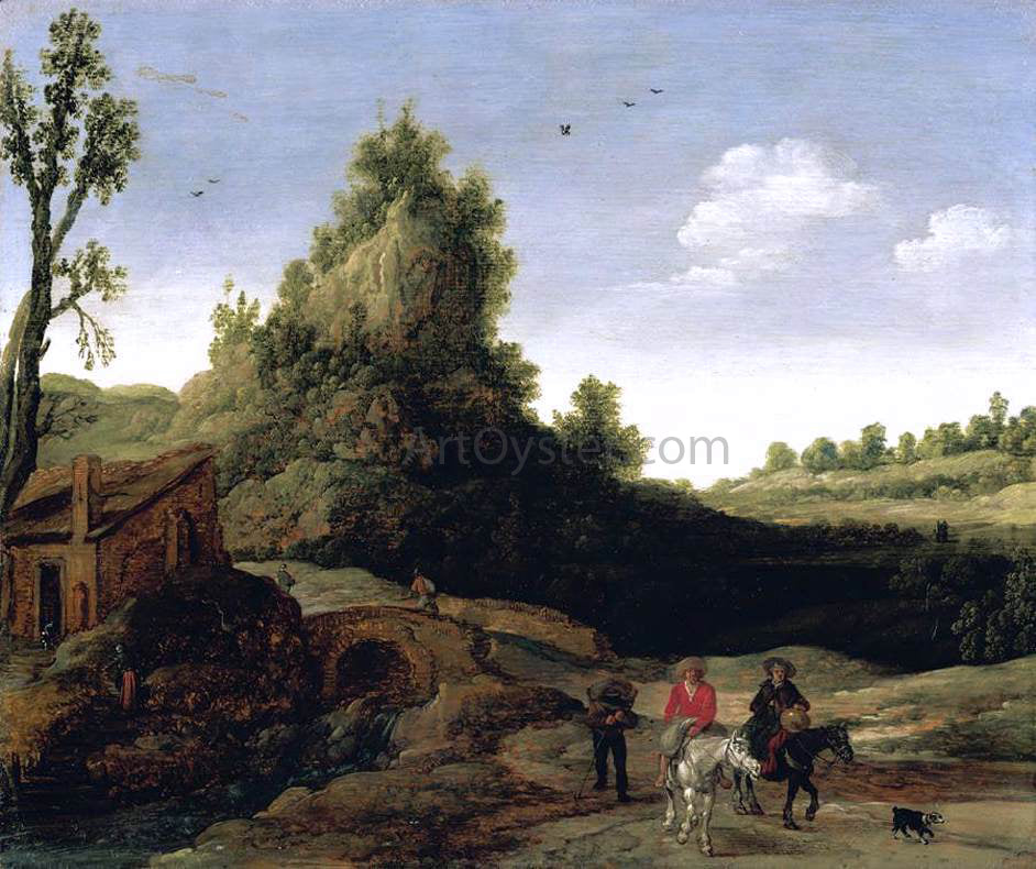 Esaias Van de Velde Landscape - Hand Painted Oil Painting