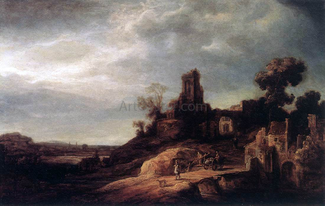 Govert Teunisz Flinck Landscape - Hand Painted Oil Painting