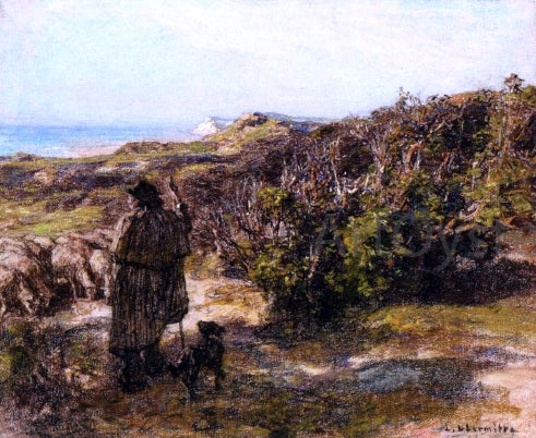 Leon Augustin L'hermitte) Landscape - Hand Painted Oil Painting