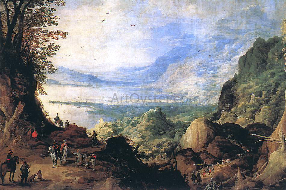 Joos De Momper Landscape - Hand Painted Oil Painting