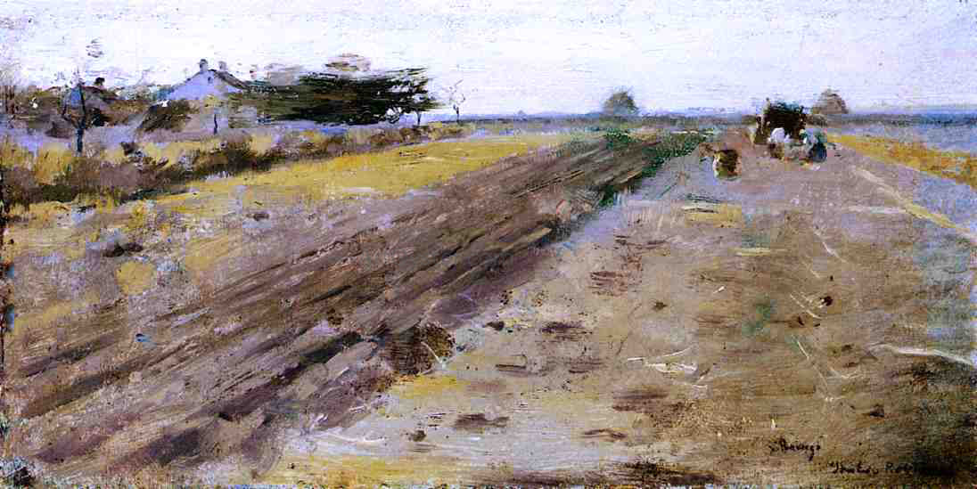 Theodore Robinson Landscape - Hand Painted Oil Painting