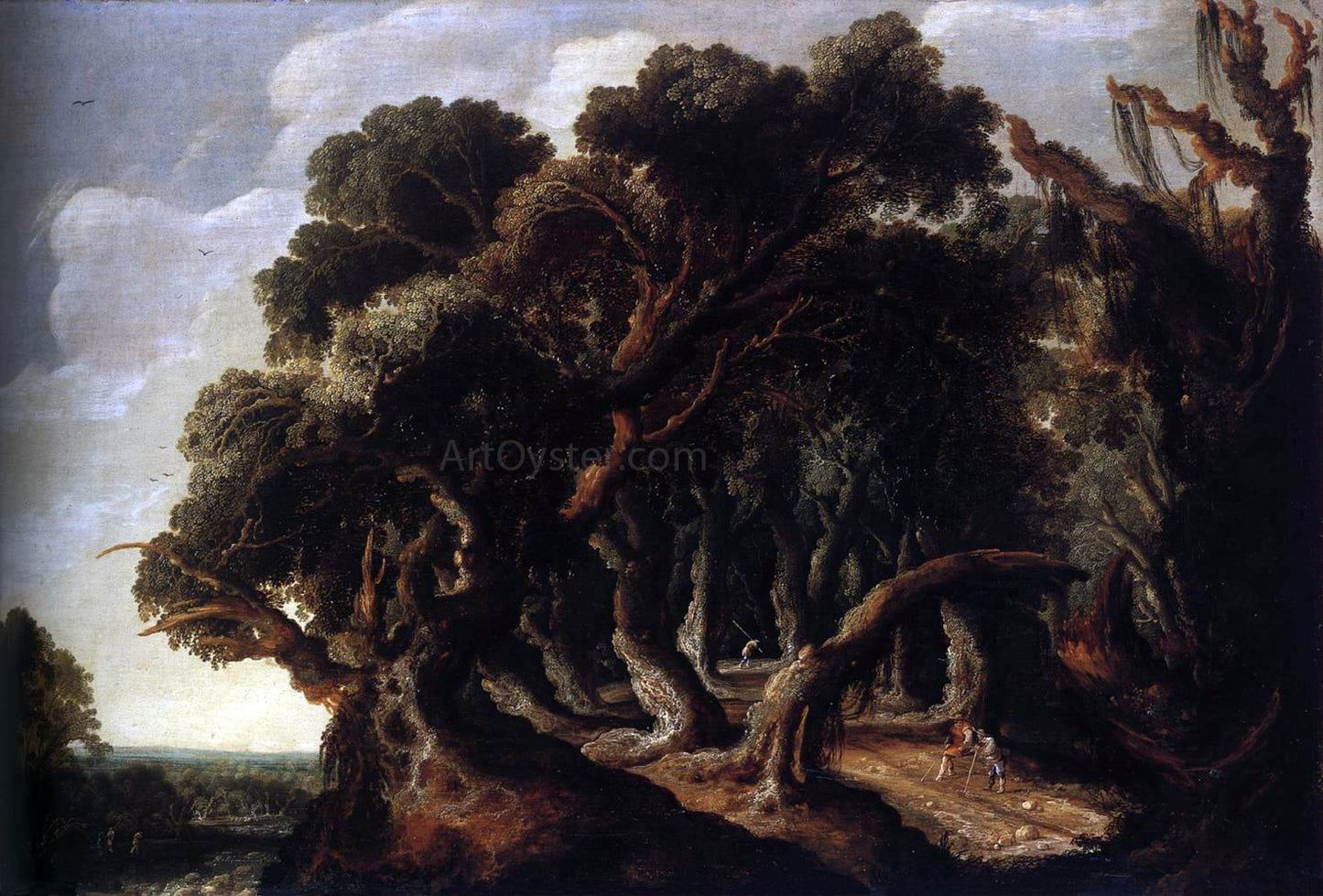 Jacob Van Geel Landscape - Hand Painted Oil Painting