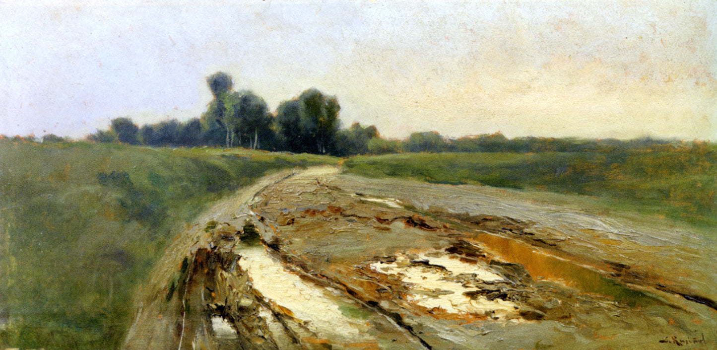 Santiago Rusinol Landscape - Hand Painted Oil Painting