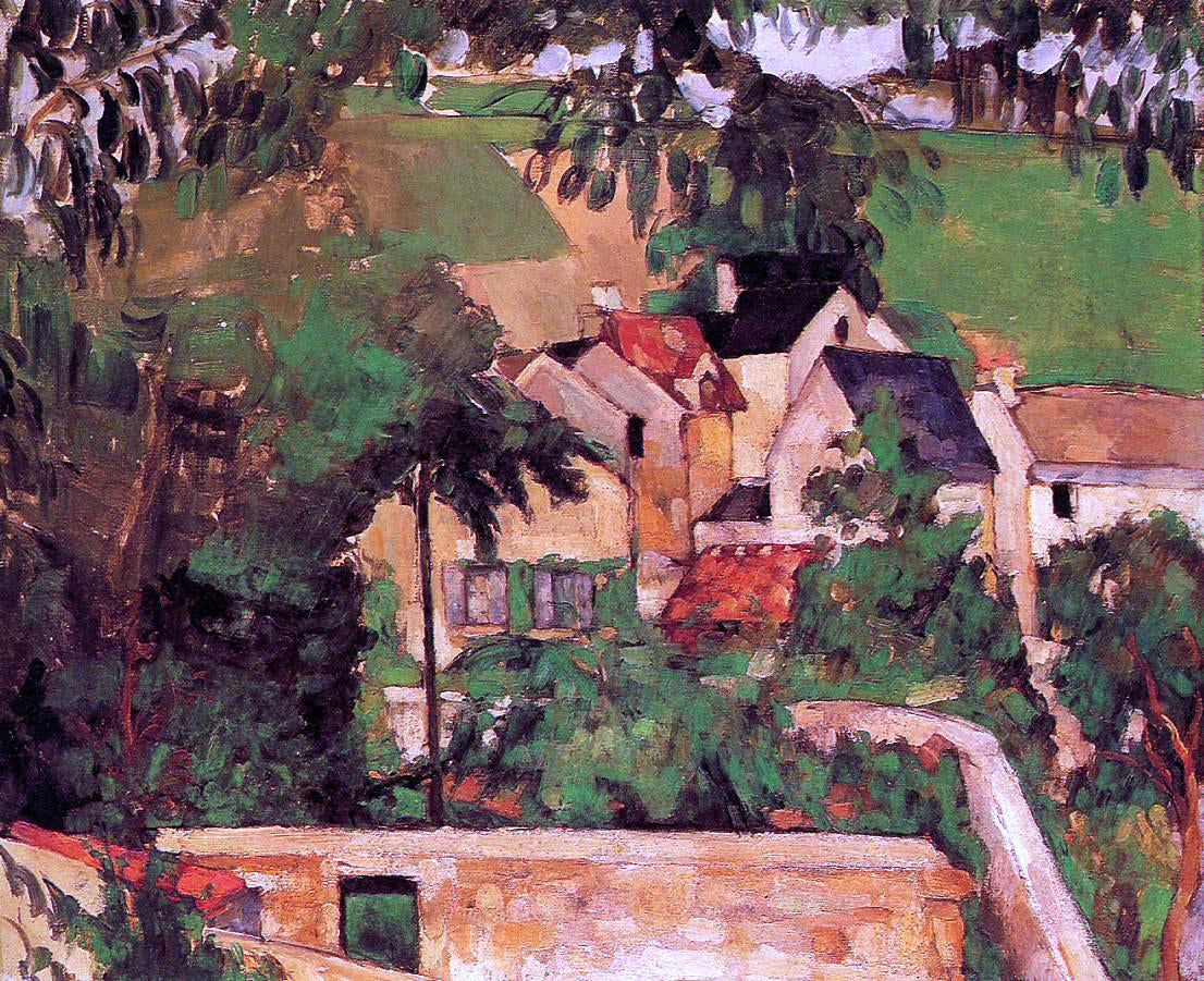 Paul Cezanne A Landscape at Auvers - Hand Painted Oil Painting