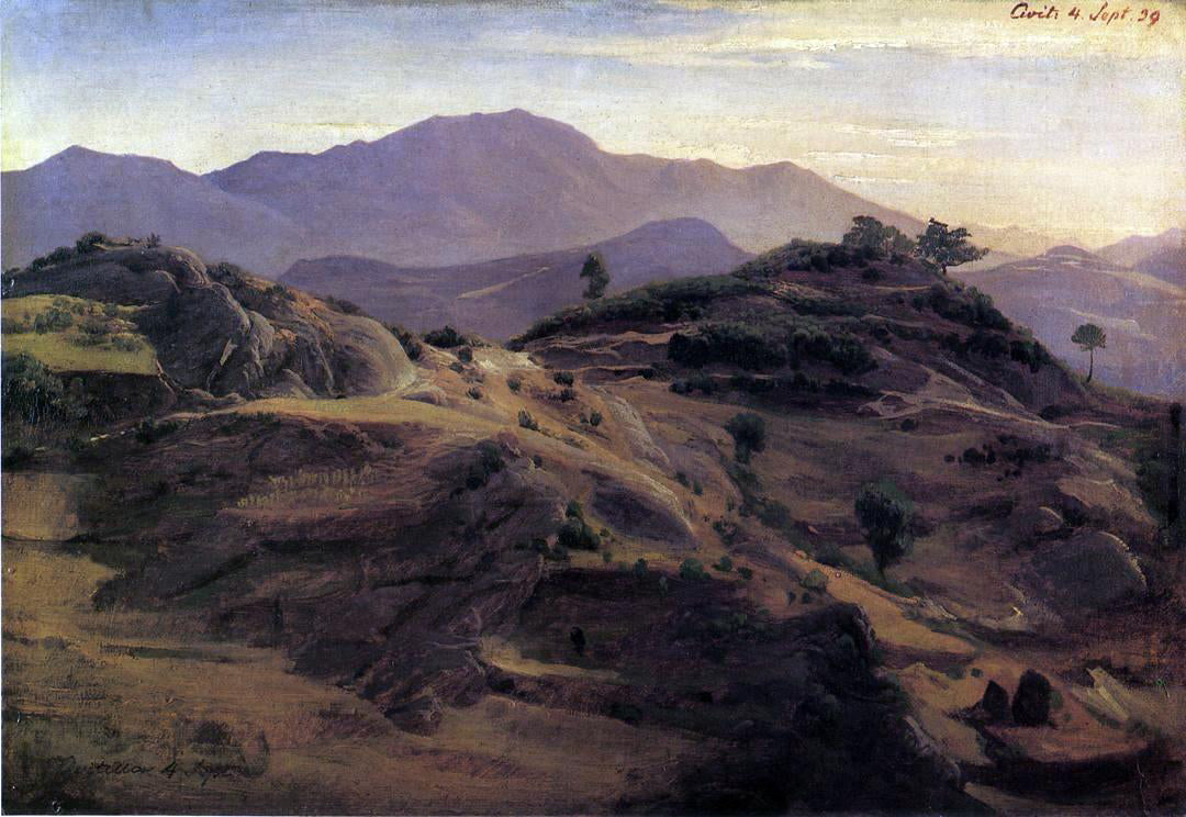 Johann Wilhelm Schirmer Landscape at Civitella - Hand Painted Oil Painting