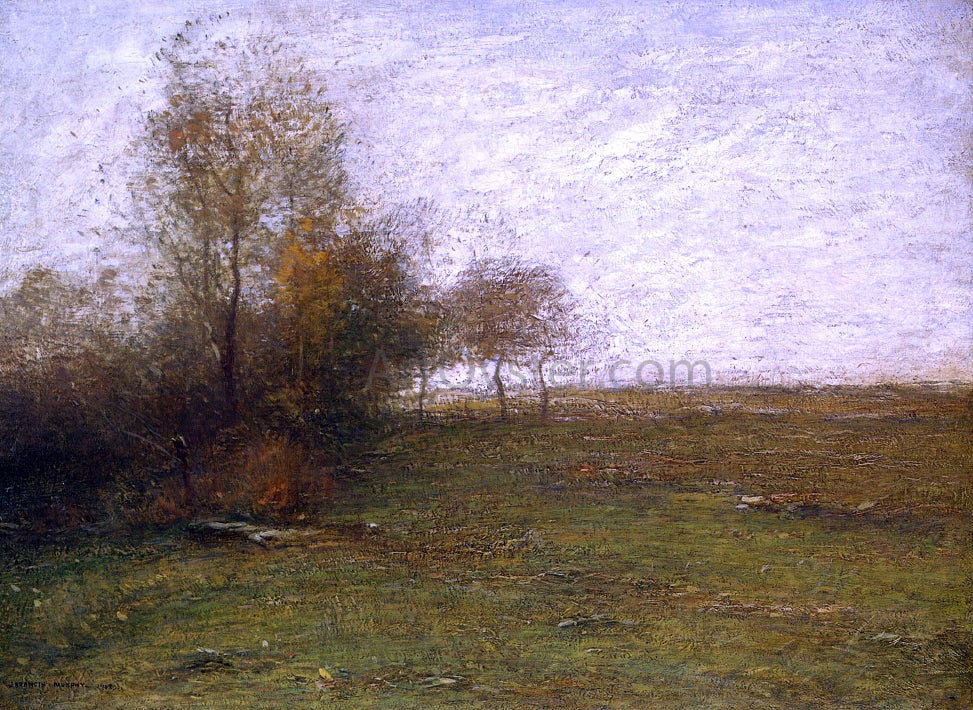 Raoul Paul Maucherat De Longpre Landscape at Feu de Broussailles - Hand Painted Oil Painting