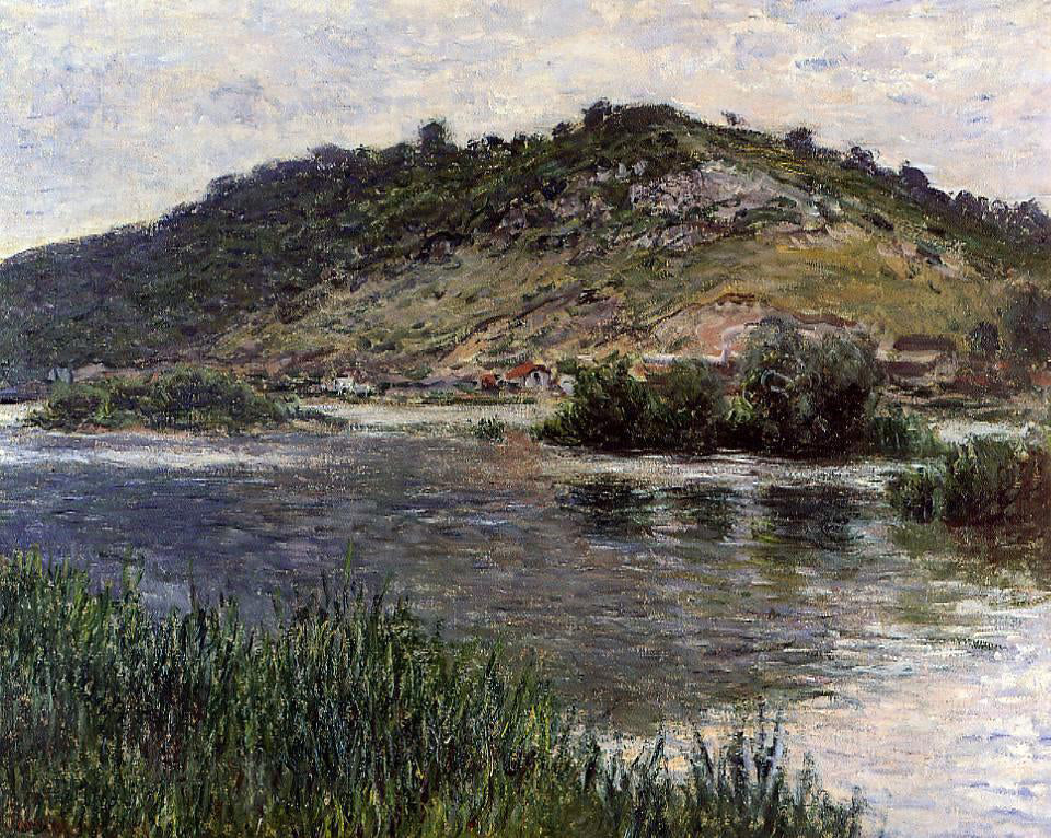 Claude Oscar Monet Landscape at Port-Villez - Hand Painted Oil Painting