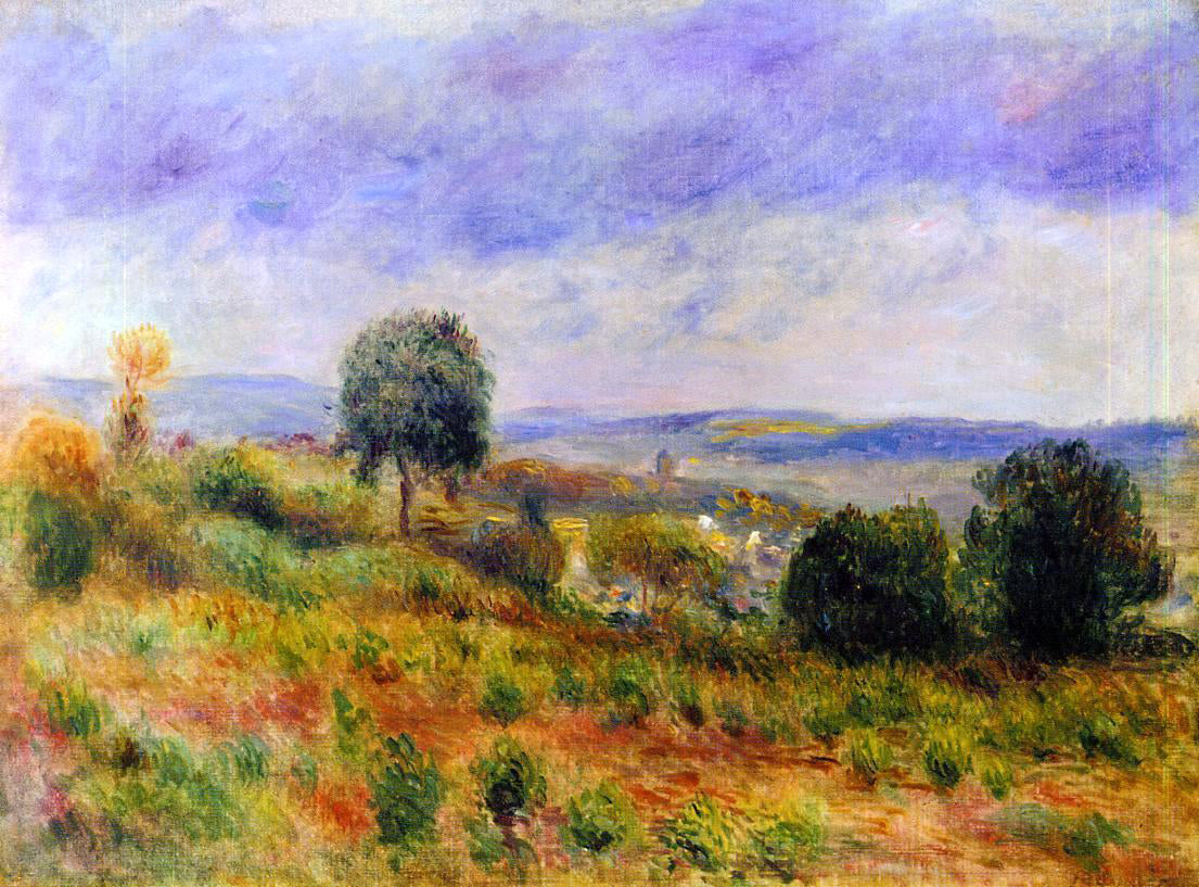 Pierre Auguste Renoir Landscape: Auvers-sur-Oise - Hand Painted Oil Painting