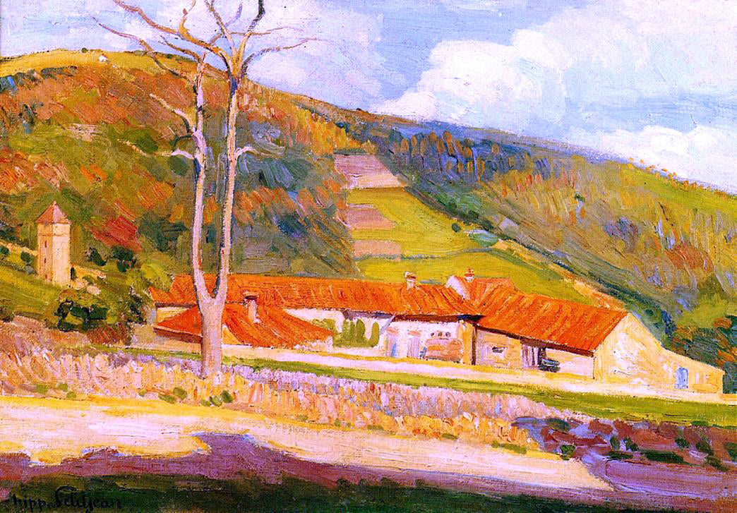 Hippolyte Petitjean Landscape - Hand Painted Oil Painting