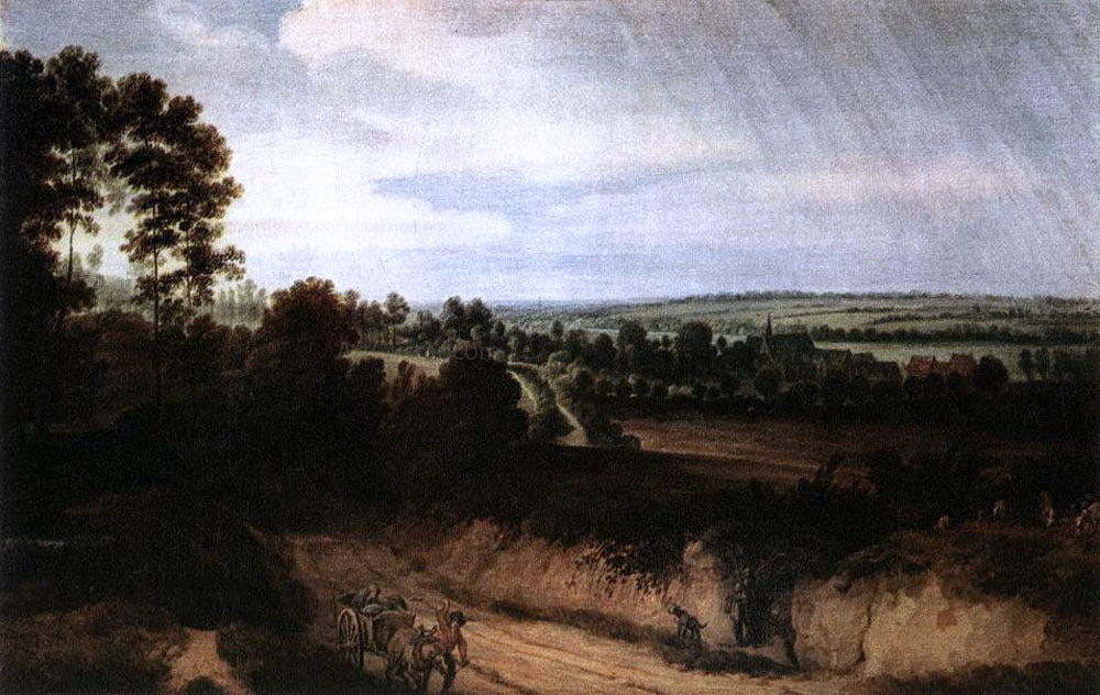 Lodewijk De Vadder Landscape Before the Rain - Hand Painted Oil Painting