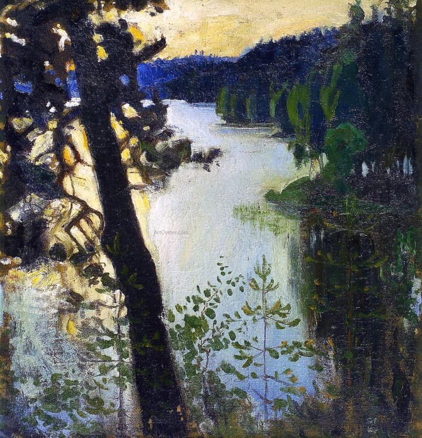 Akseli Gallen-Kallela Landscape from Ruovesi - Hand Painted Oil Painting
