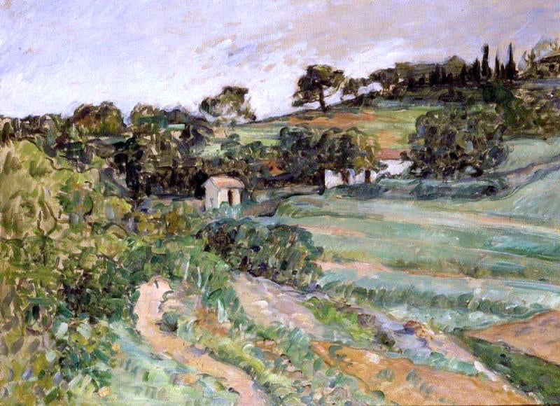 Paul Cezanne Landscape in Provence - Hand Painted Oil Painting