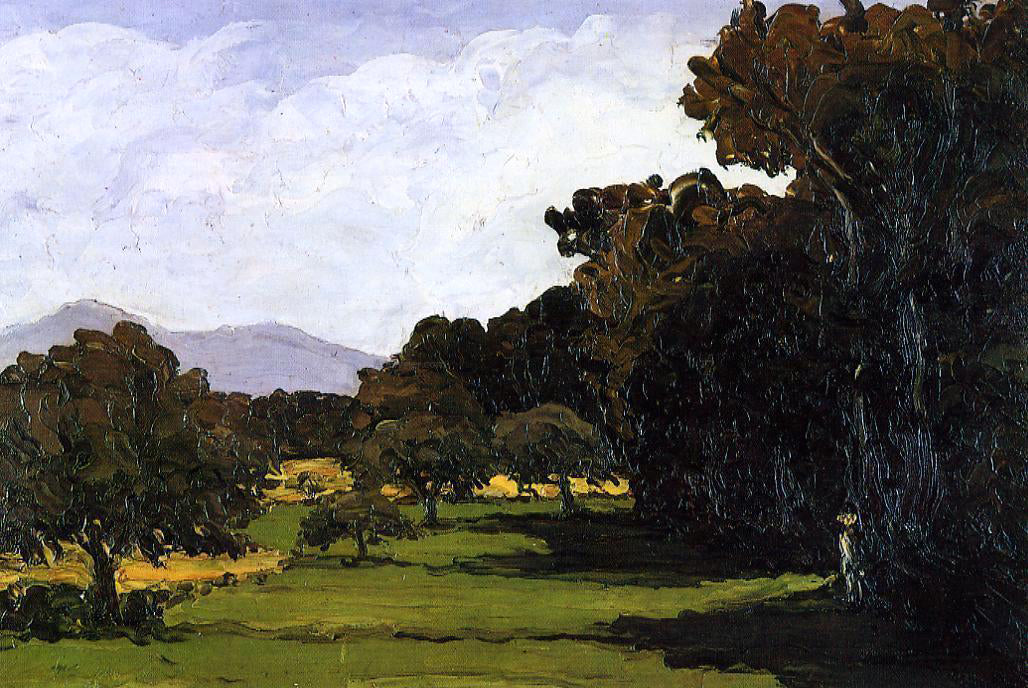 Paul Cezanne Landscape near Aix-en-Provence - Hand Painted Oil Painting