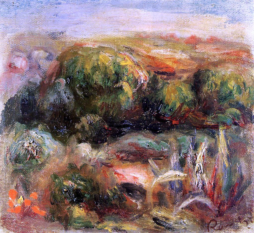 Pierre Auguste Renoir Landscape near Cagnes - Hand Painted Oil Painting