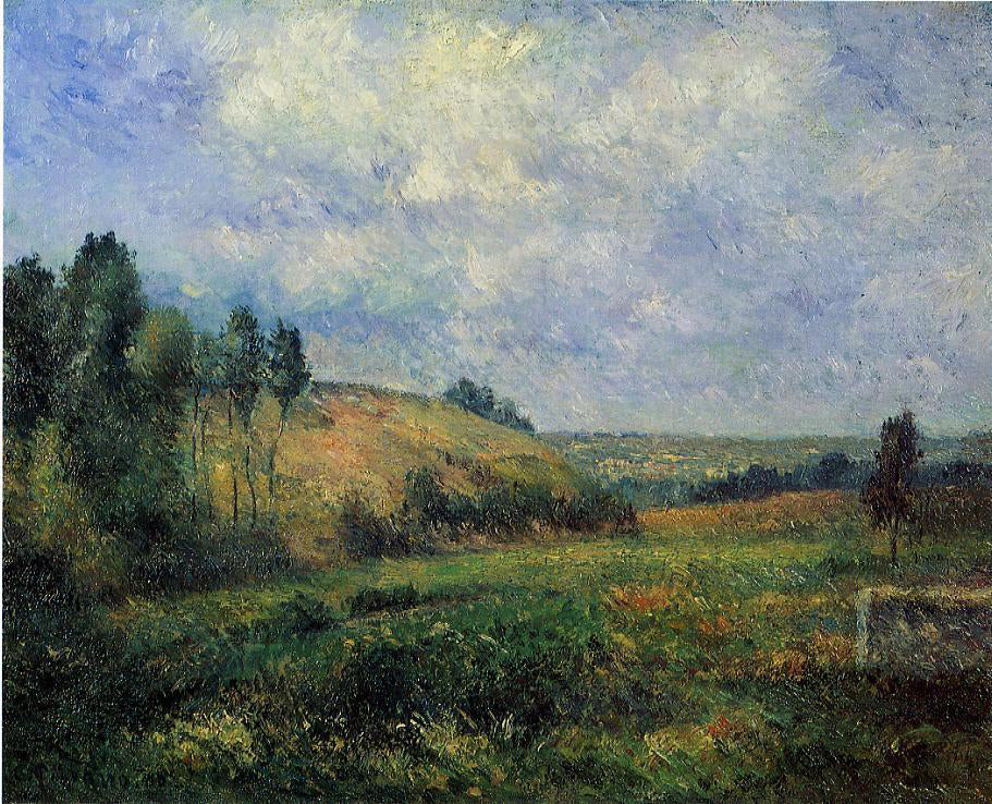 Camille Pissarro Landscape, near Pontoise - Hand Painted Oil Painting