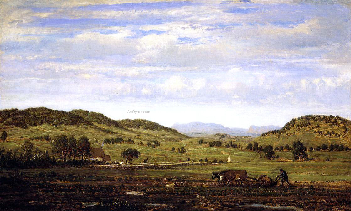  Theodore Rousseau Landscape of Jura, Arbois - Hand Painted Oil Painting