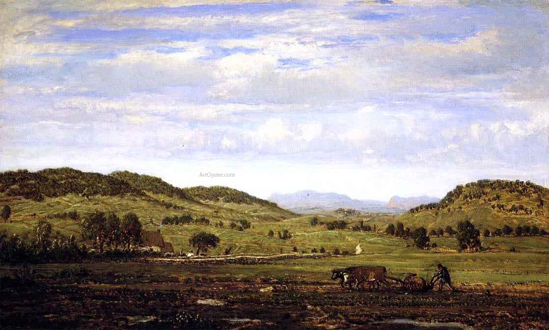 Theodore Rousseau Landscape of Jura, Arbois - Hand Painted Oil Painting