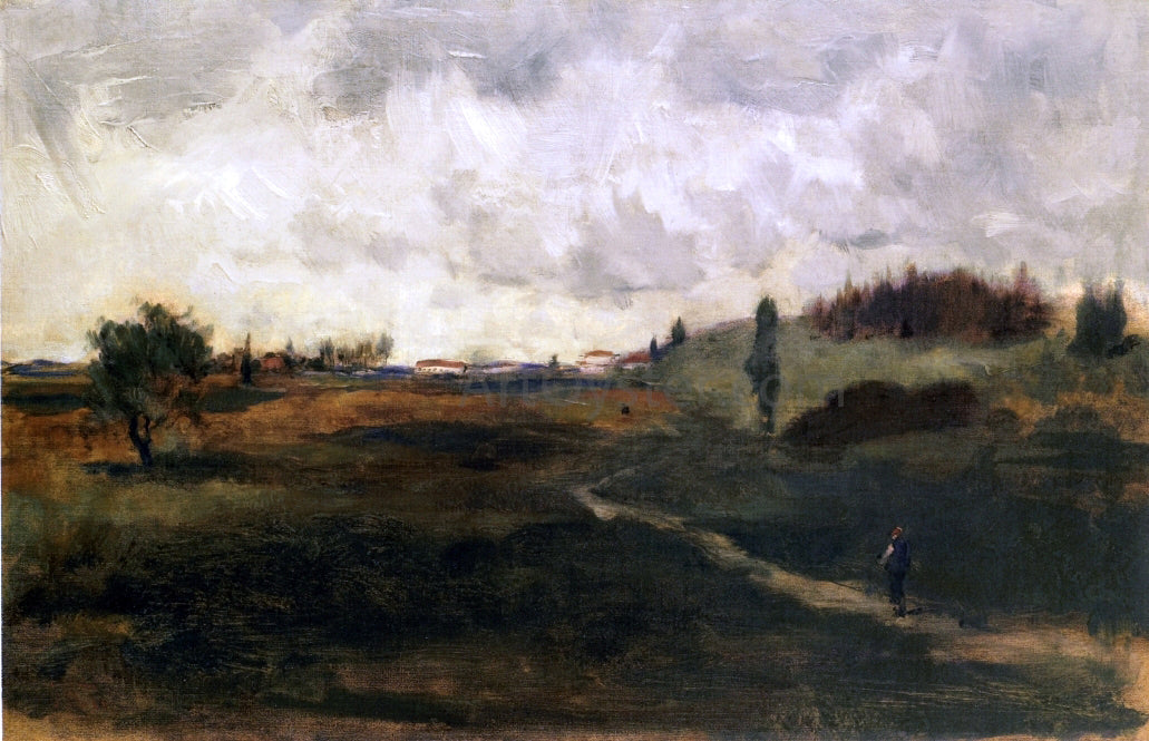 John Twachtman Landscape, Tuscany - Hand Painted Oil Painting