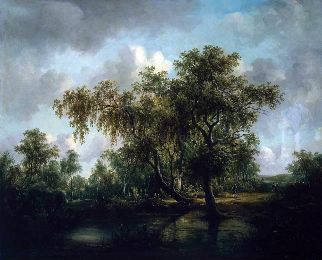 Patrick Nasmyth Landscape with a Pond - Hand Painted Oil Painting