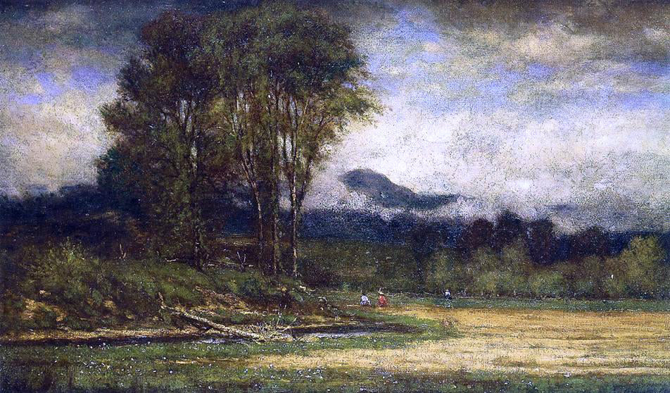 George Inness Landscape with Pond - Hand Painted Oil Painting