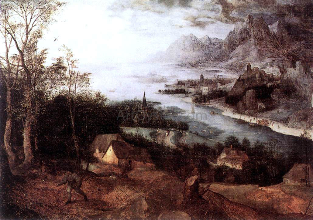  The Elder Pieter Bruegel Landscape with the Parable of the Sower - Hand Painted Oil Painting