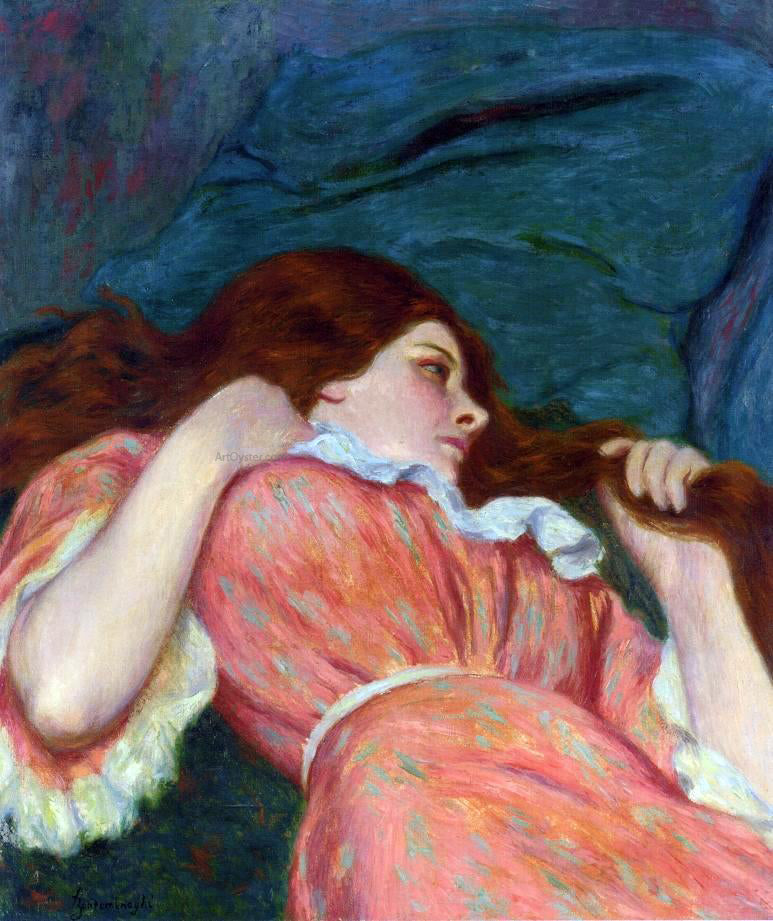 Federico Zandomeneghi Languor - Hand Painted Oil Painting