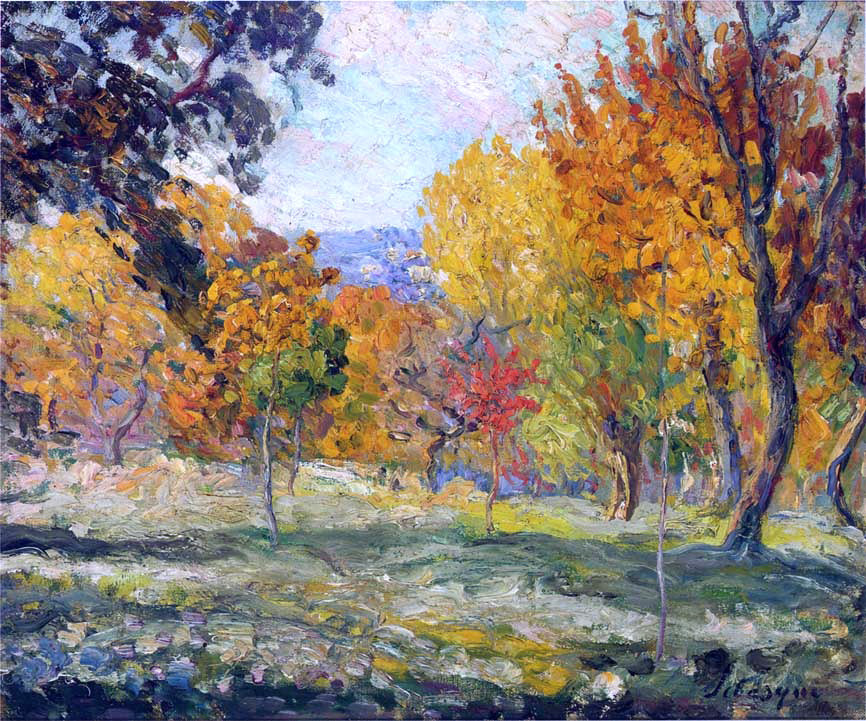 Henri Lebasque Landscape with trees - Hand Painted Oil Painting