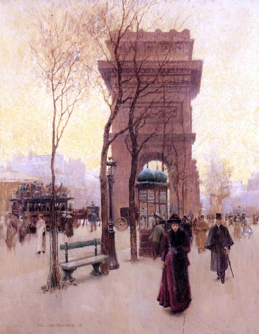 Thomas Cromwel Corner L'Arc de Triumphe de l'Etoile - Hand Painted Oil Painting
