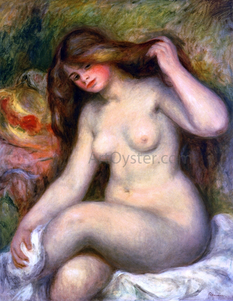 Pierre Auguste Renoir Large Bather with Crossed Legs - Hand Painted Oil Painting