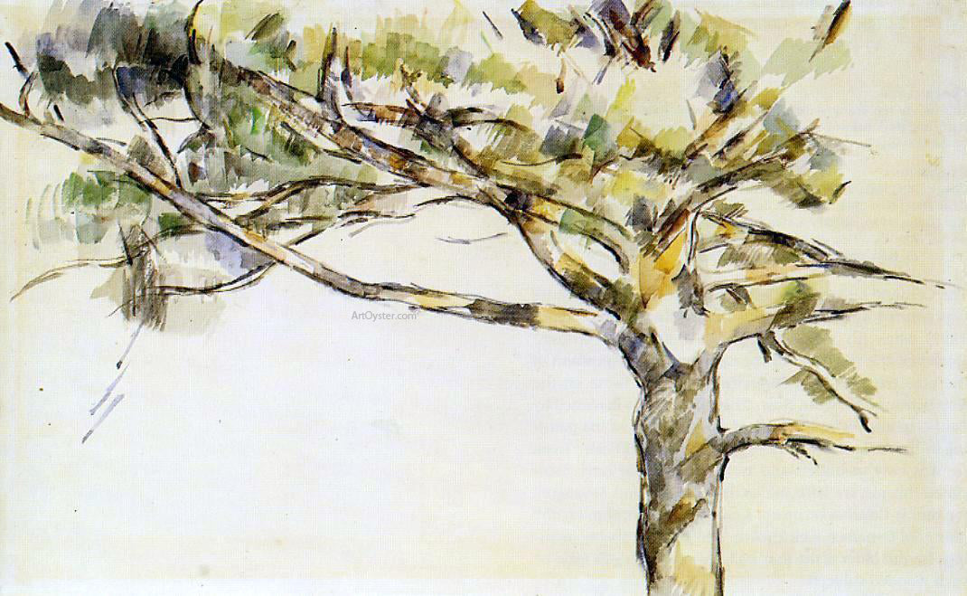 Paul Cezanne Large PIne (study) - Hand Painted Oil Painting