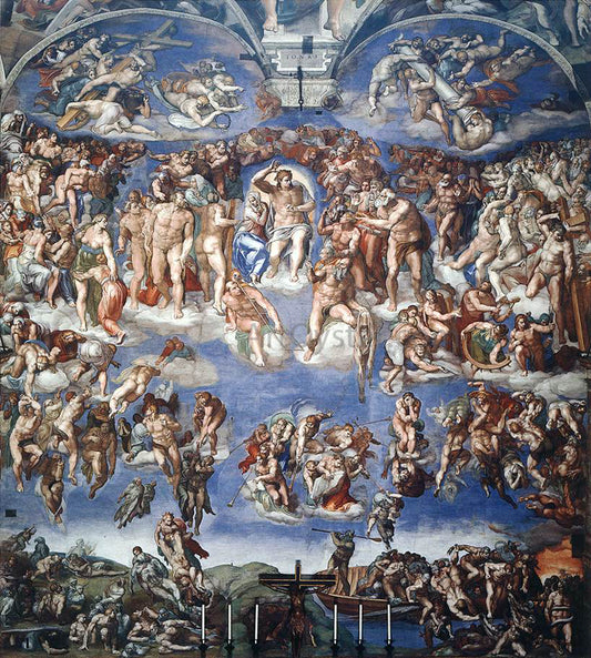  Michelangelo Buonarroti Last Judgment - Hand Painted Oil Painting