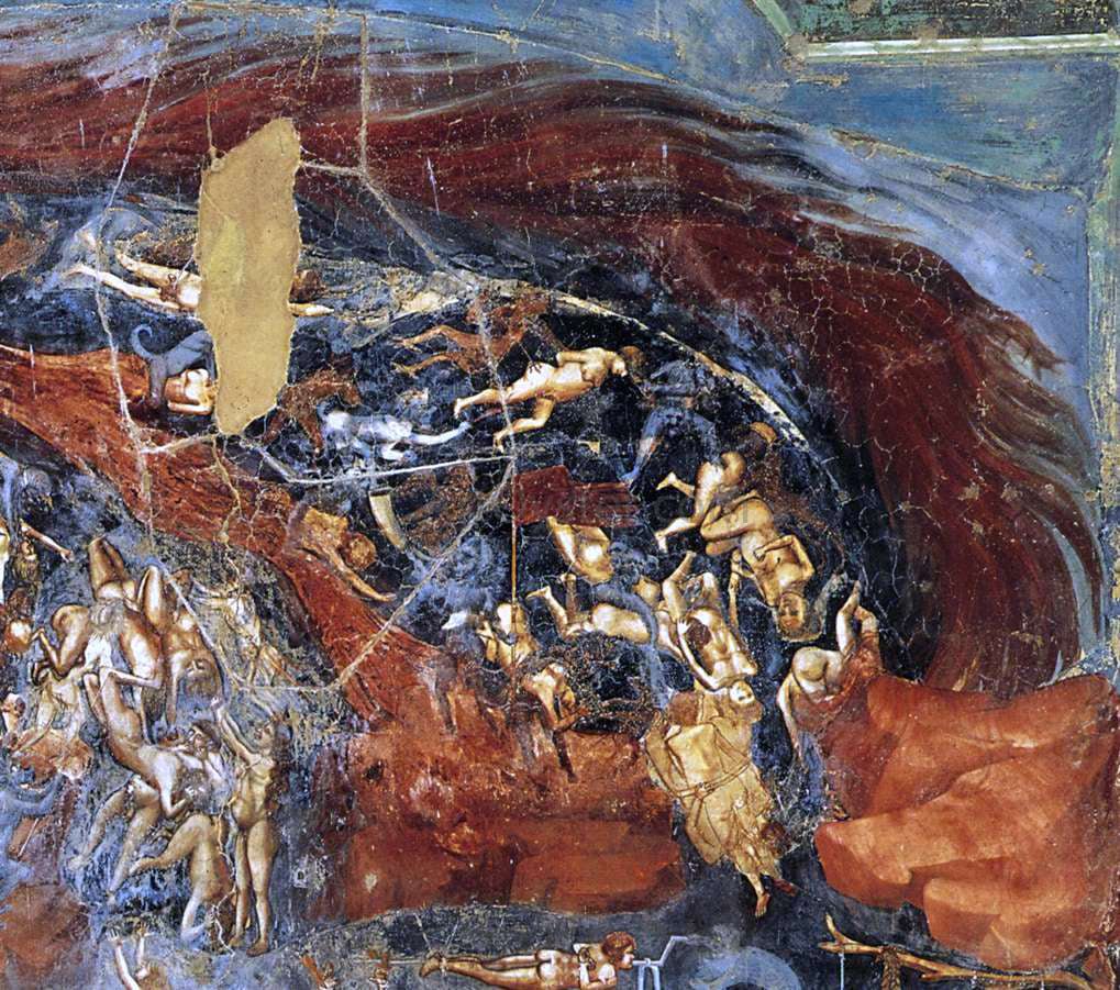 Giotto Di Bondone Last Judgment (detail 13) (Cappella Scrovegni (Arena Chapel), Padua) - Hand Painted Oil Painting